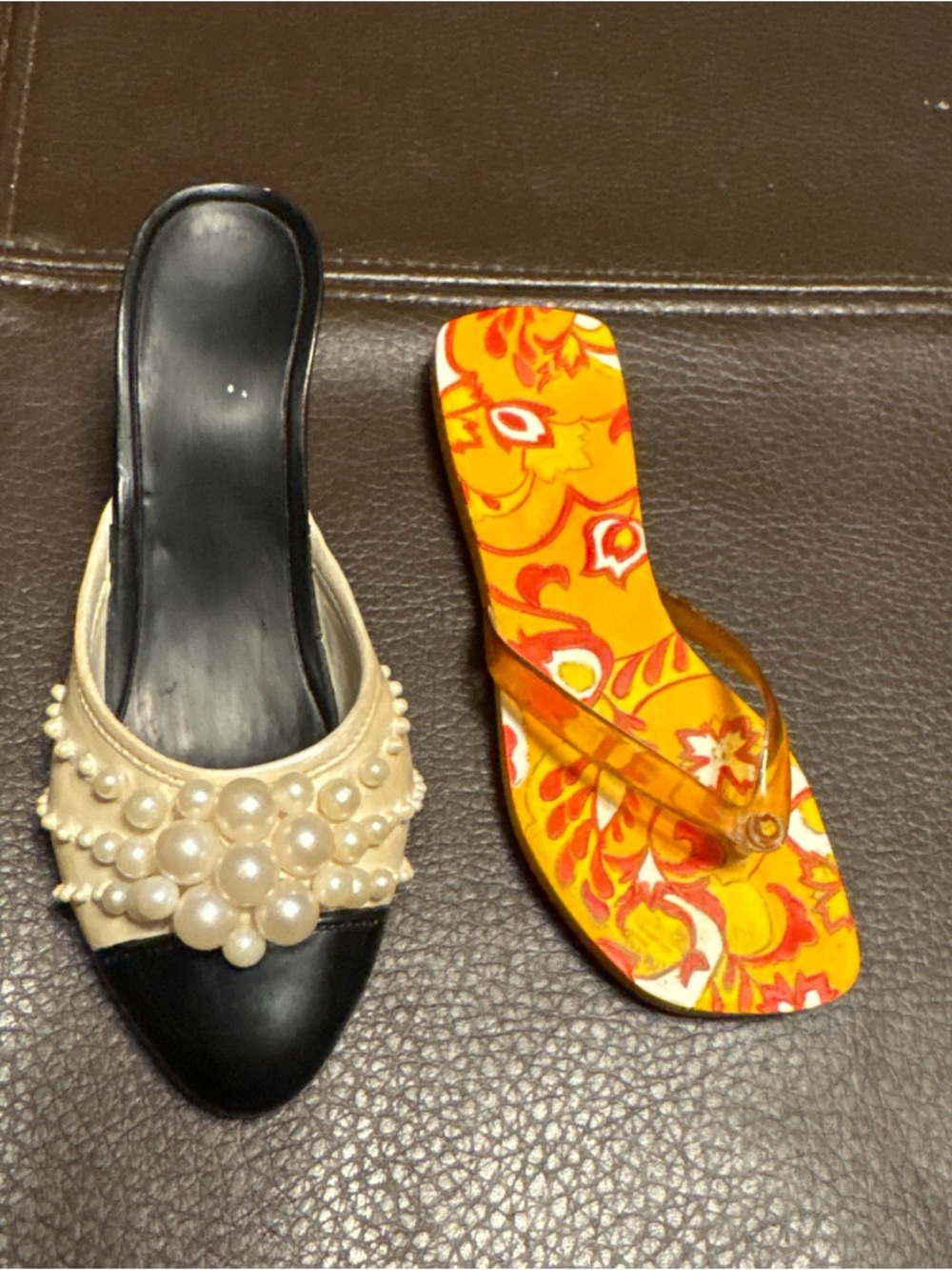 1998 Just the Right Shoe by Raine, Pearl Mule & MAHALO 25174 no box